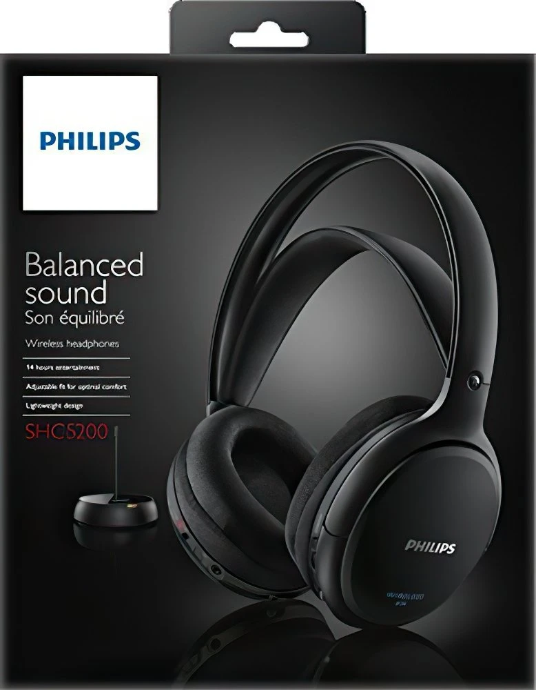 Навушники Over-ear Philips SHC5200 Wireless - 7
