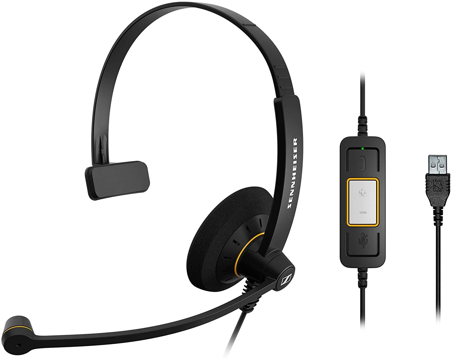 Гарнітура комп'ютерна моно On-Ear EPOS IMPACT SC 30 USB ML, USB, односпрямований, сертифікат Microso