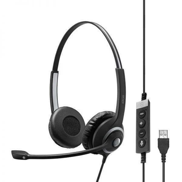 Гарнітура комп'ютерна стерео On-Ear EPOS IMPACT SC 260 USB MS II, USB, односпрямований, сертифікат M