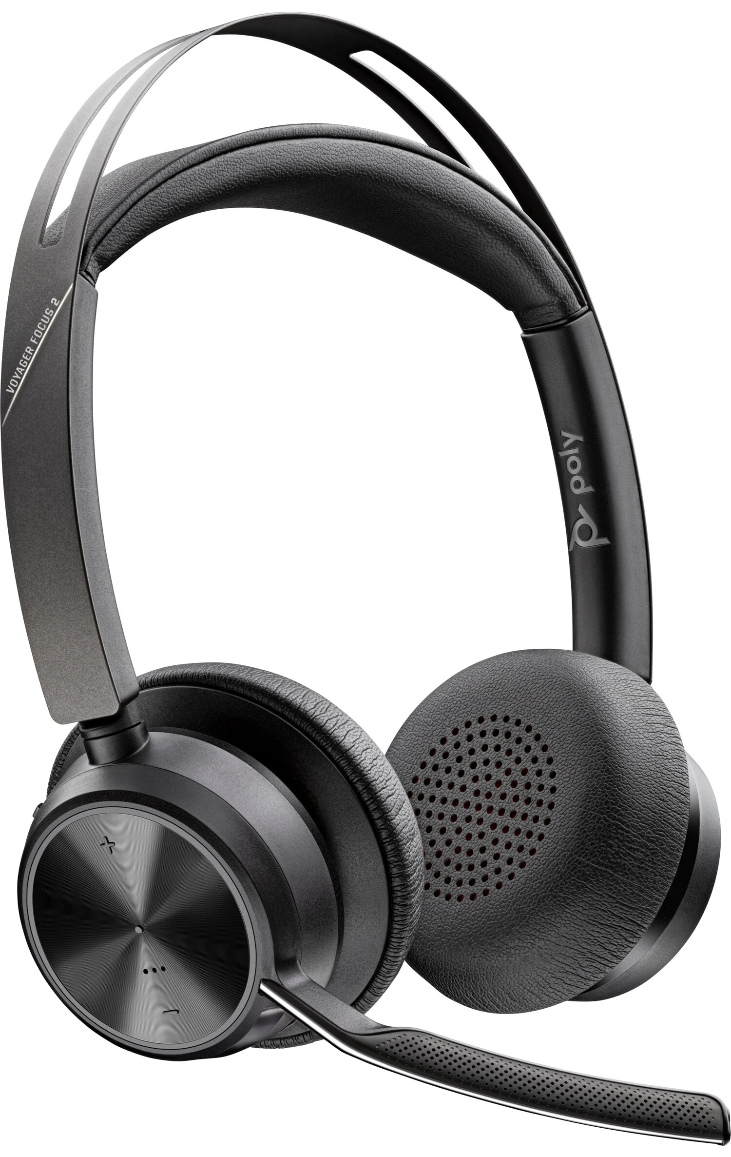 Гарнітура комп'ютерна стерео On-ear Poly Voyager Focus 2, USB-A, Bluetooth, всеспрямований, ANC, Aco