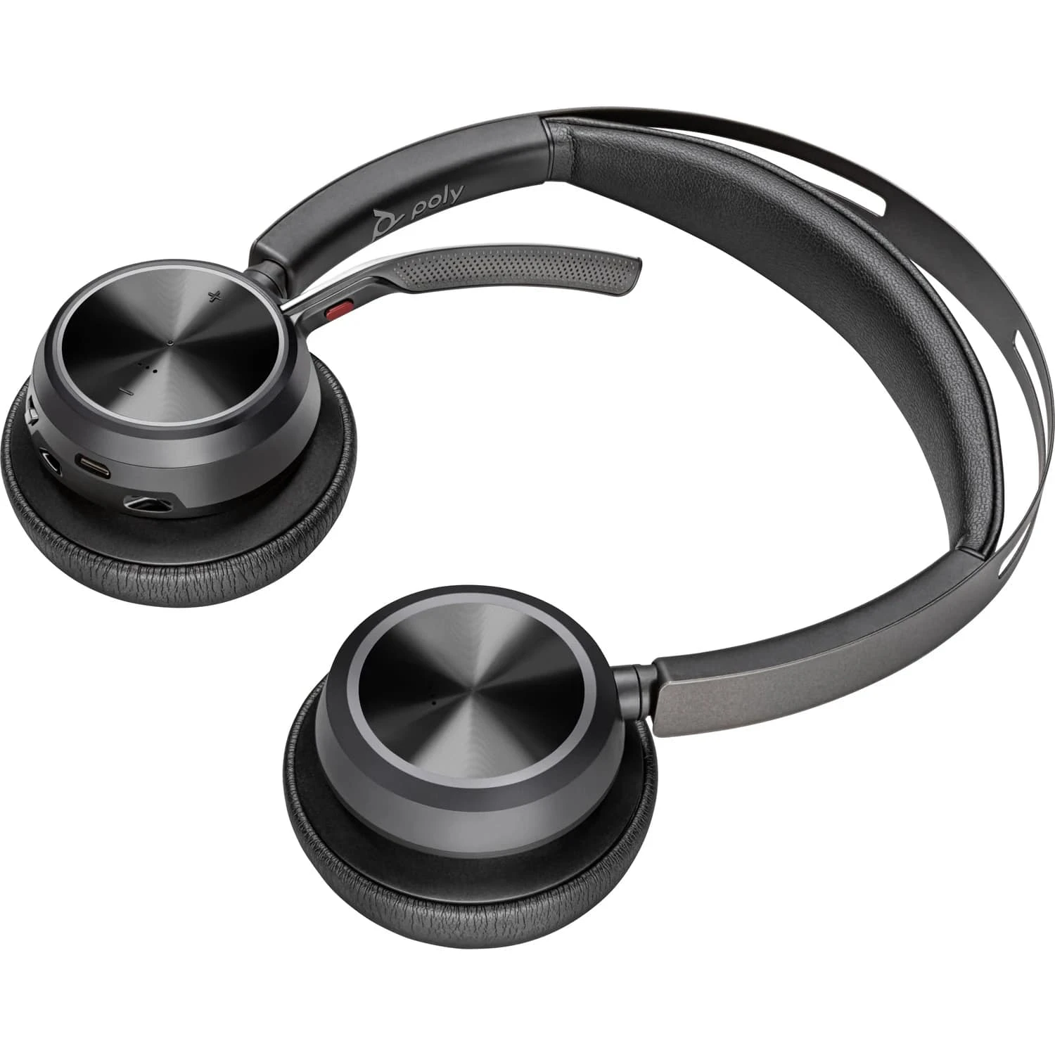 Гарнітура комп'ютерна стерео On-ear Poly Voyager Focus 2, USB-A, Bluetooth, всеспрямований, ANC, Aco - 14