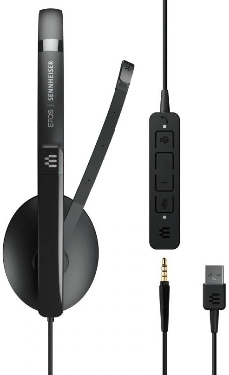 Гарнітура комп'ютерна моно On-Ear EPOS ADAPT 135T USB II, 3,5мм/USB, односпрямований, сертифікат Mic - 7