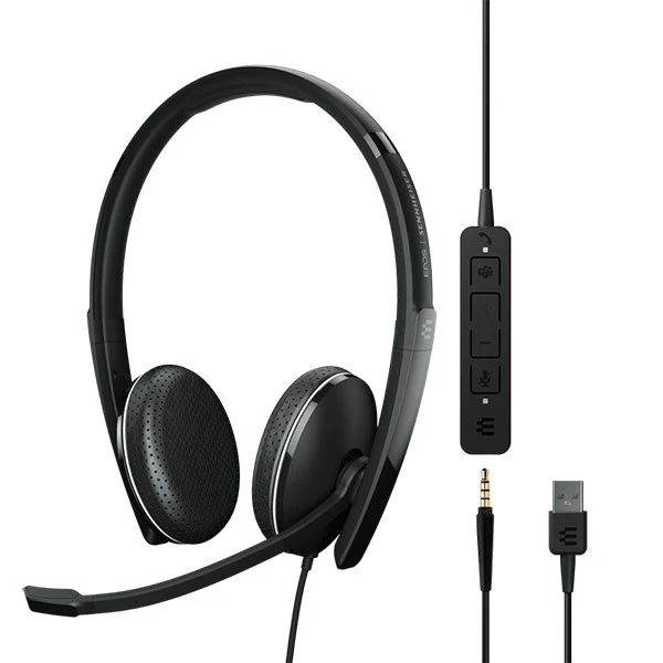 Гарнітура комп'ютерна стерео On-Ear EPOS ADAPT 165T USB II, 3,5мм/USB, односпрямований, сертифікат M