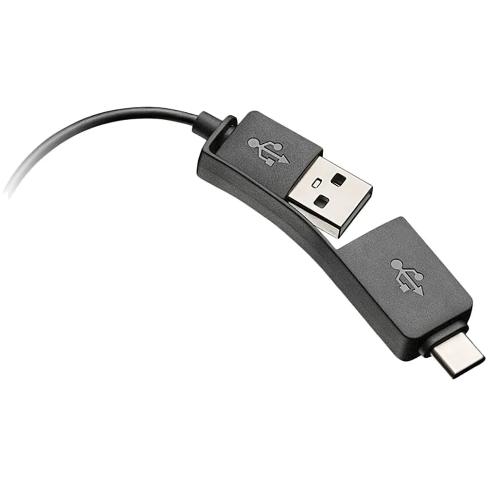 Гарнітура комп'ютерна стерео On-ear Poly EncorePro 525-M, USB-A, всеспрямований, чорний - 3