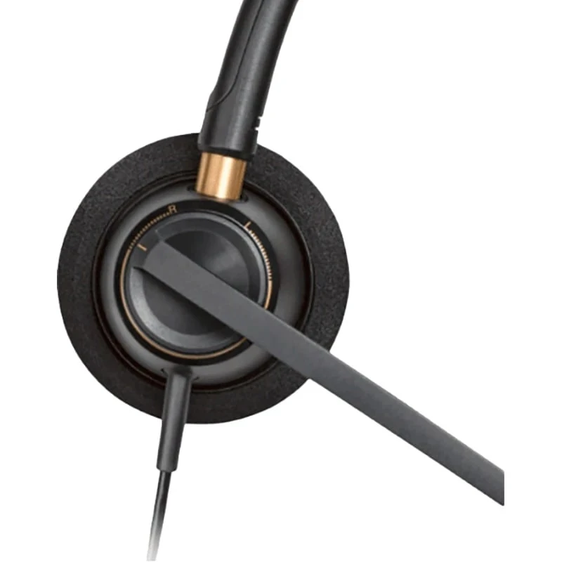 Гарнітура комп'ютерна стерео On-ear Poly EncorePro 525-M, USB-A, всеспрямований, чорний - 2