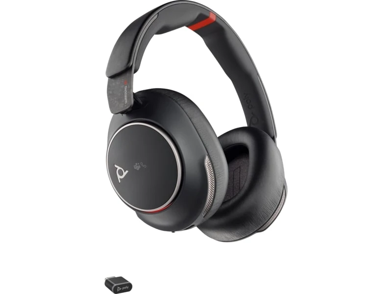 Гарнітура комп'ютерна стерео On-ear Poly Voyager Surround 85-M з підставкою для заряджання, BT 5,3, - 7