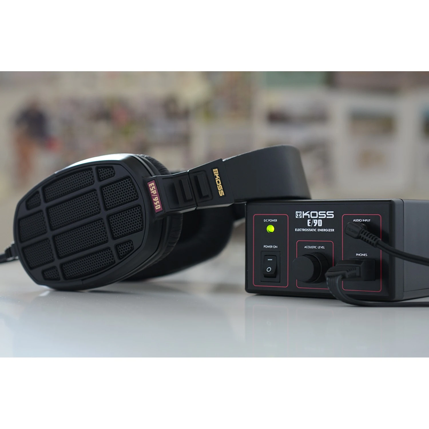 Навушники Over-Ear Koss ESP950 Electrostatic Transducers, Hi-Res, Amp, Чорний - 3