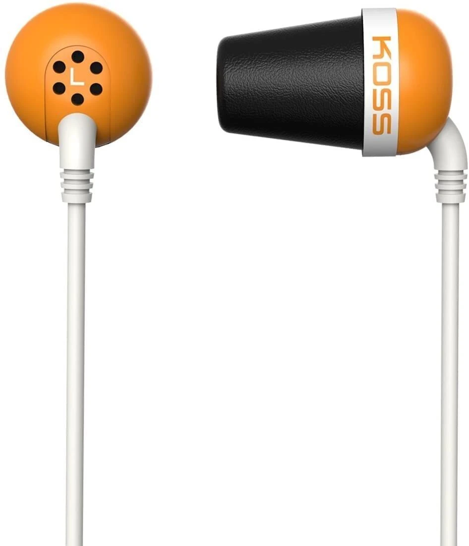 Навушники In-Ear Koss  The Plug Noise Isolating, 3,5 mini-jack, Помаранчевий