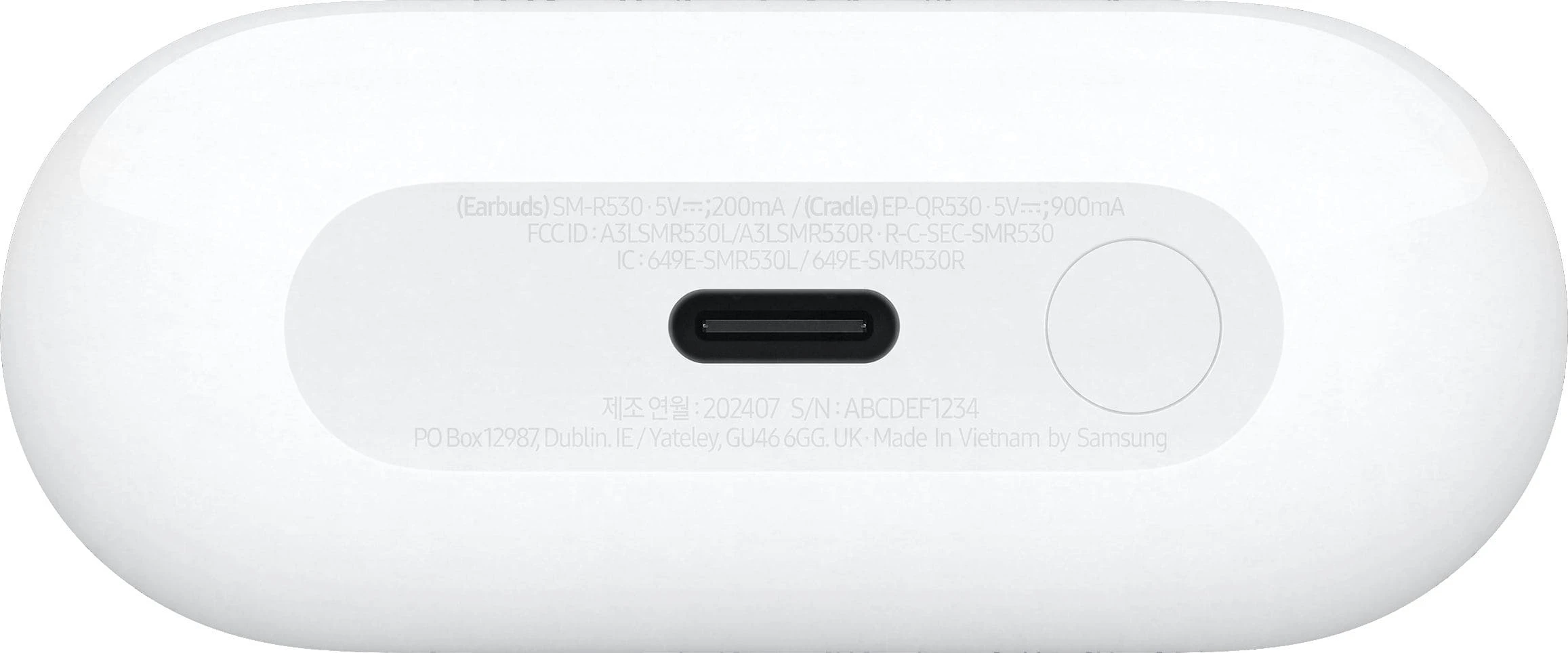 Бездротові навушники Samsung Galaxy Buds 3 (R530), білий - 8