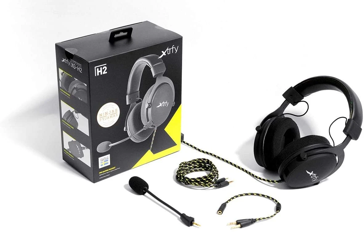 Ігрова гарнітура Xtrfy H2 (3,5mm/USB), Black - 5