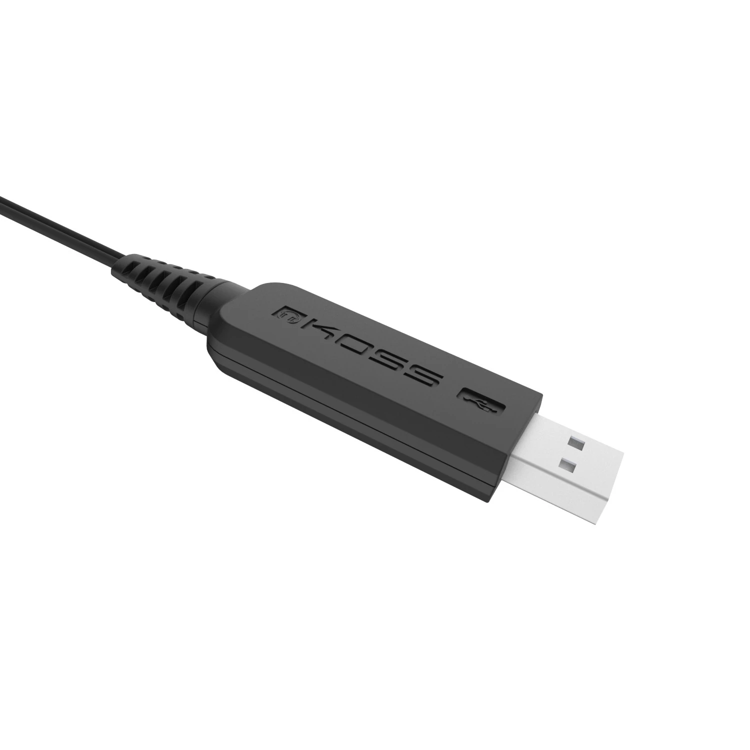 Гарнітура комп'ютерна моно On-Ear Koss CS195, USB, Uni Mic, 2,4м, Чорний - 6