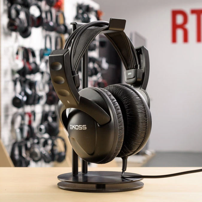 Навушники Over-Ear Koss UR20 DJ Style, 3,5 mini-jack, 2,4м, Сірий - 3