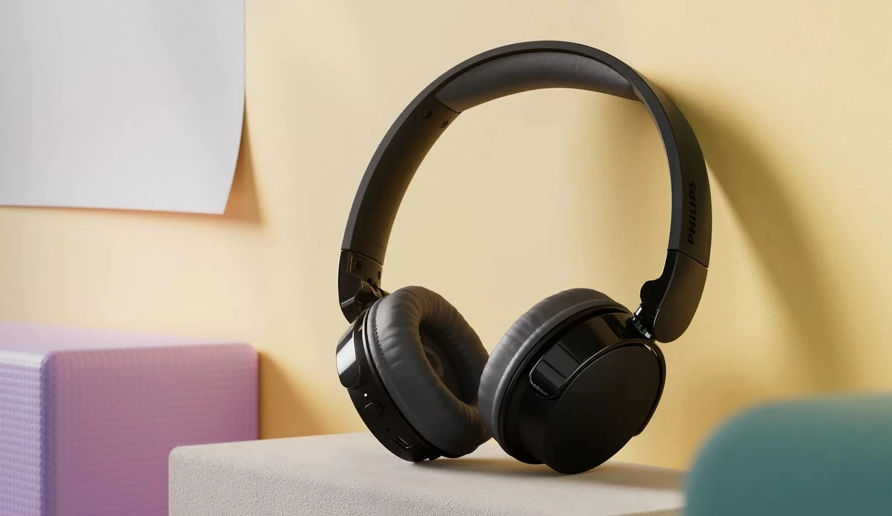 Навушники On-ear Philips TAH3209 BT 5,3, Wireless, Mic, Чорний - 4
