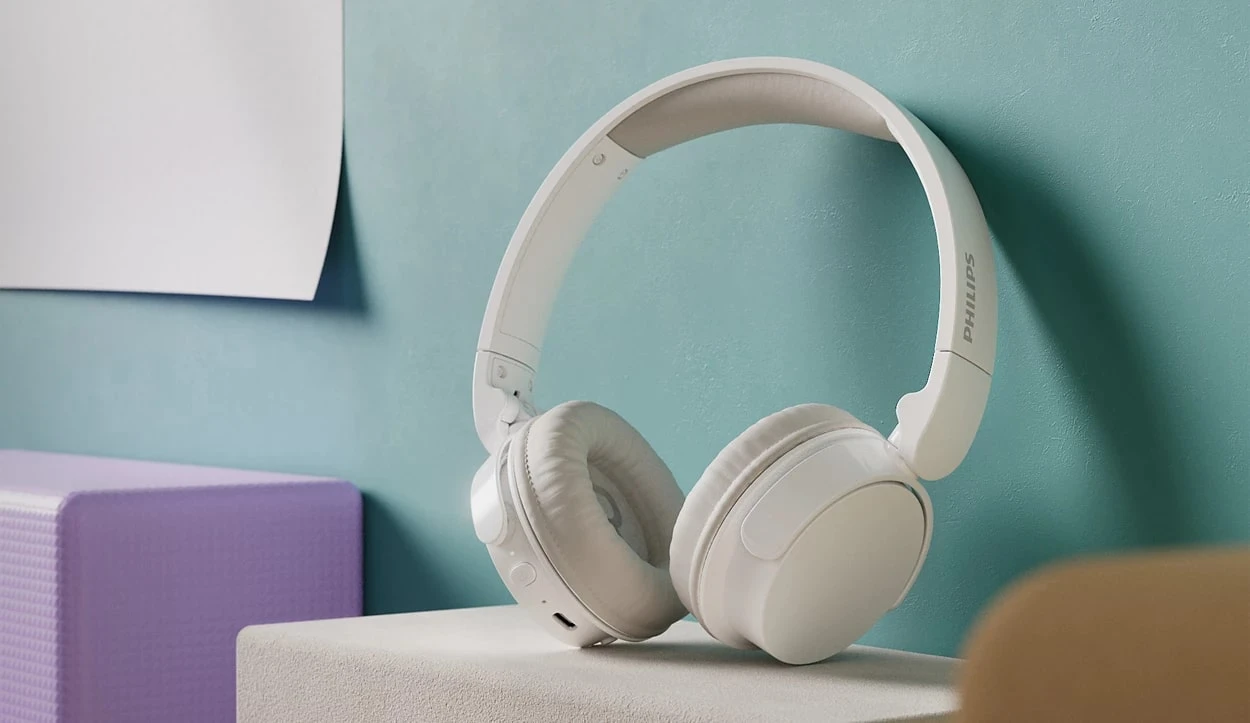 Навушники On-ear Philips TAH3209 BT 5,3, Wireless, Mic, Білий - 4
