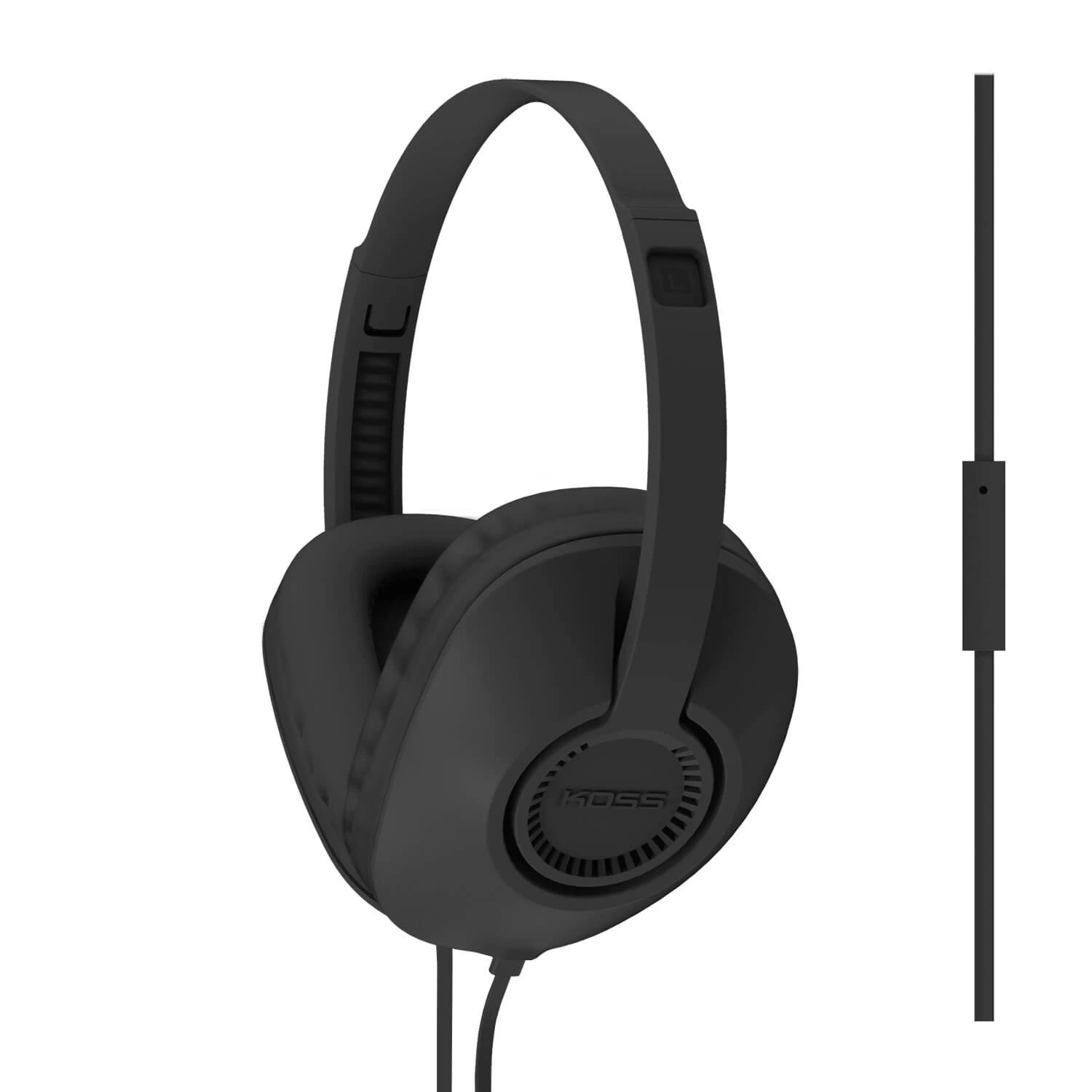 Навушники Over-Ear Koss UR23iK, 3,5 mini-jack, Mic, 1,2м, Чорний