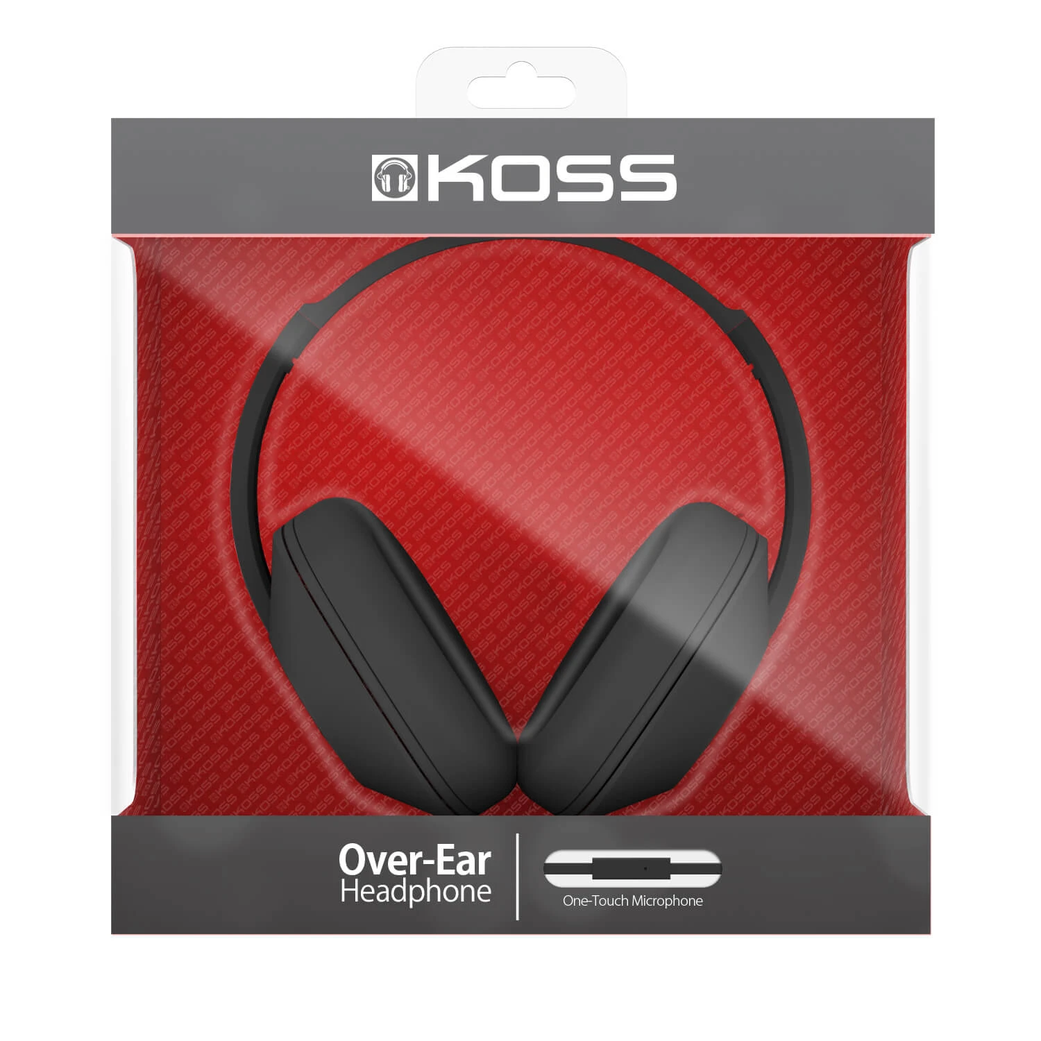 Навушники Over-Ear Koss UR23iK, 3,5 mini-jack, Mic, 1,2м, Чорний - 2
