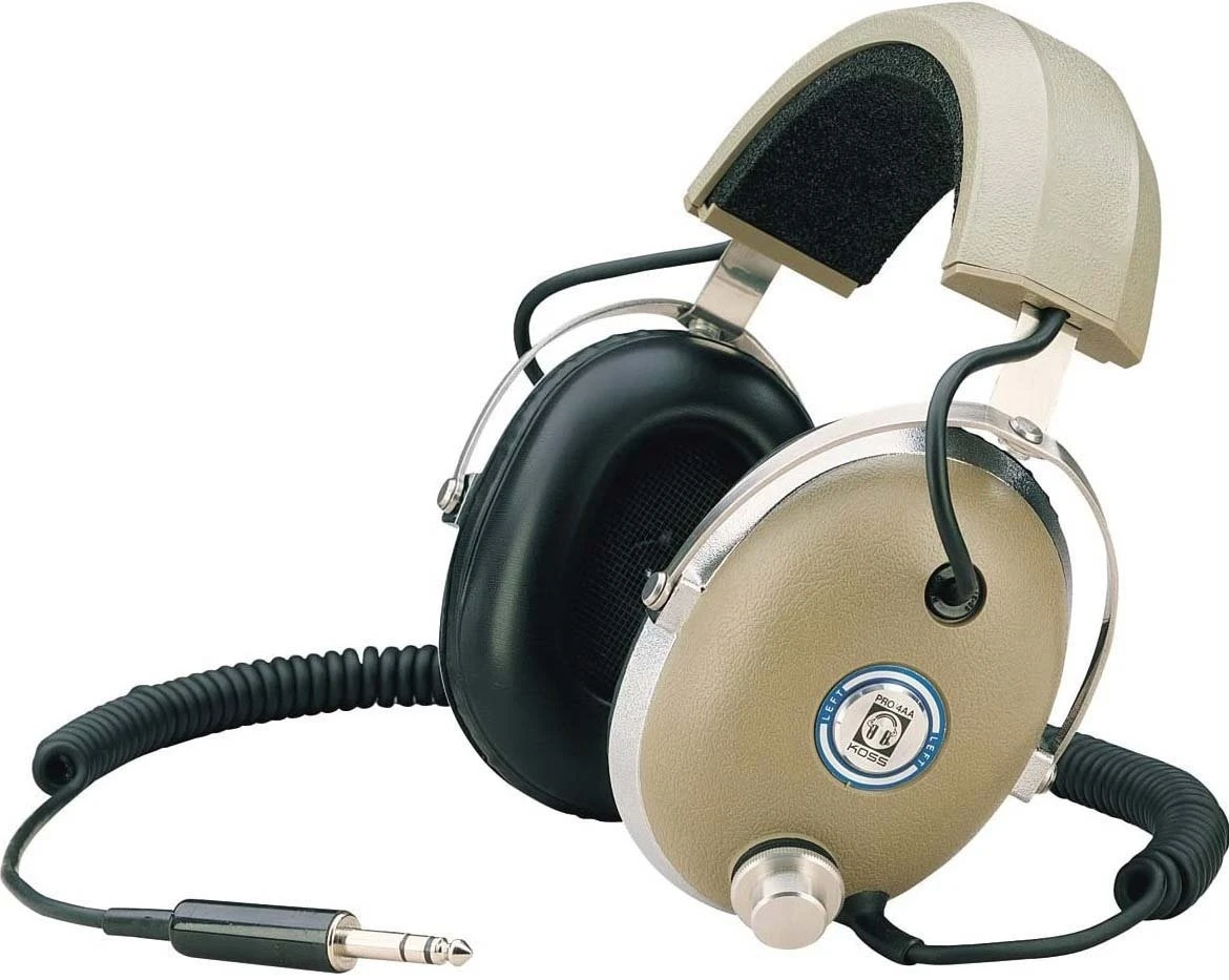 Навушники Over-Ear Koss Pro4AA, 6,3 jack, Hi-Res, 2,4м, Бежевий - 3