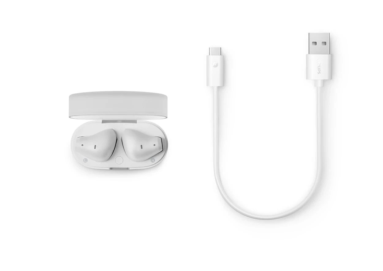 Навушники TWS Philips TAT2139 BT 5,3, IPX4, SBC, Touch control, Білий - 3