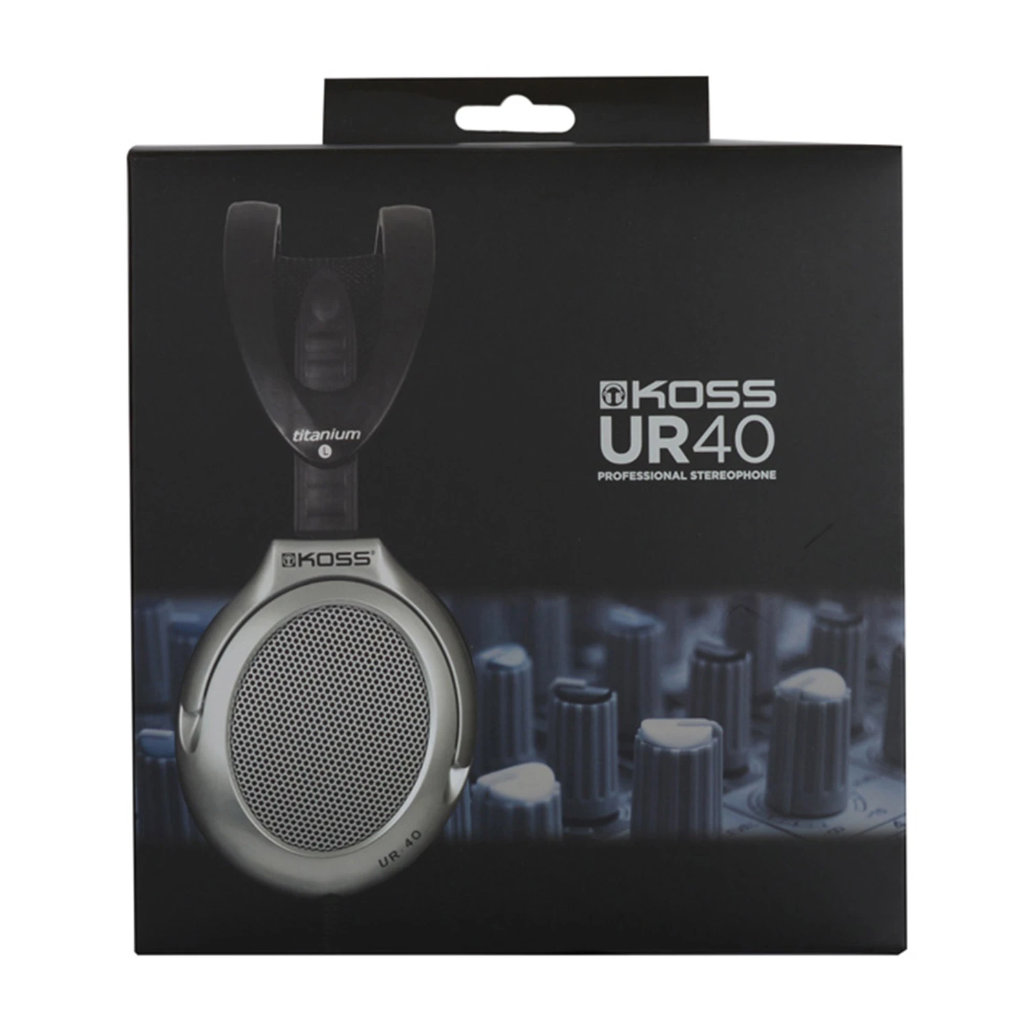 Навушники Over-Ear Koss UR40, 3,5 mini-jack, 2,4м, Сірий - 3