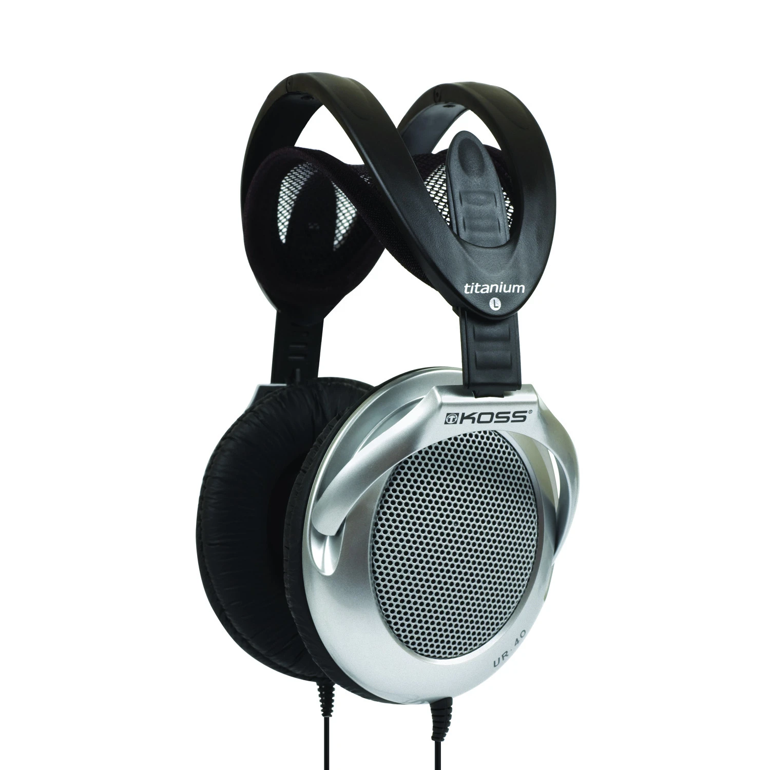 Навушники Over-Ear Koss UR40, 3,5 mini-jack, 2,4м, Сірий