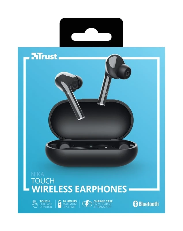 Навушники Trust Nika Touch True Wireless Mic Black - 15