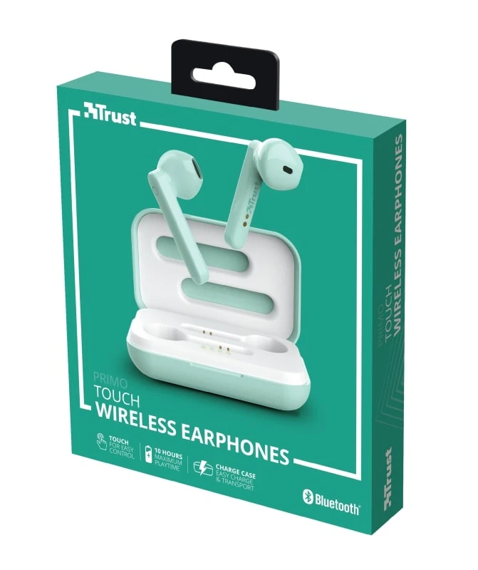 Навушники Trust Primo Touch True Wireless Mic Mint - 18