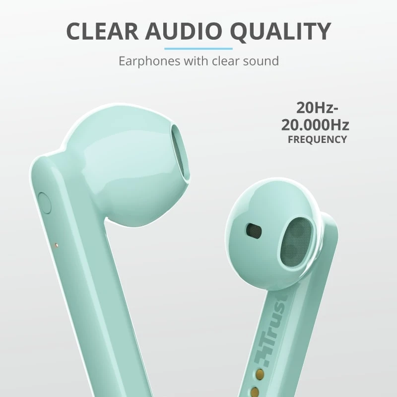 Навушники Trust Primo Touch True Wireless Mic Mint - 13
