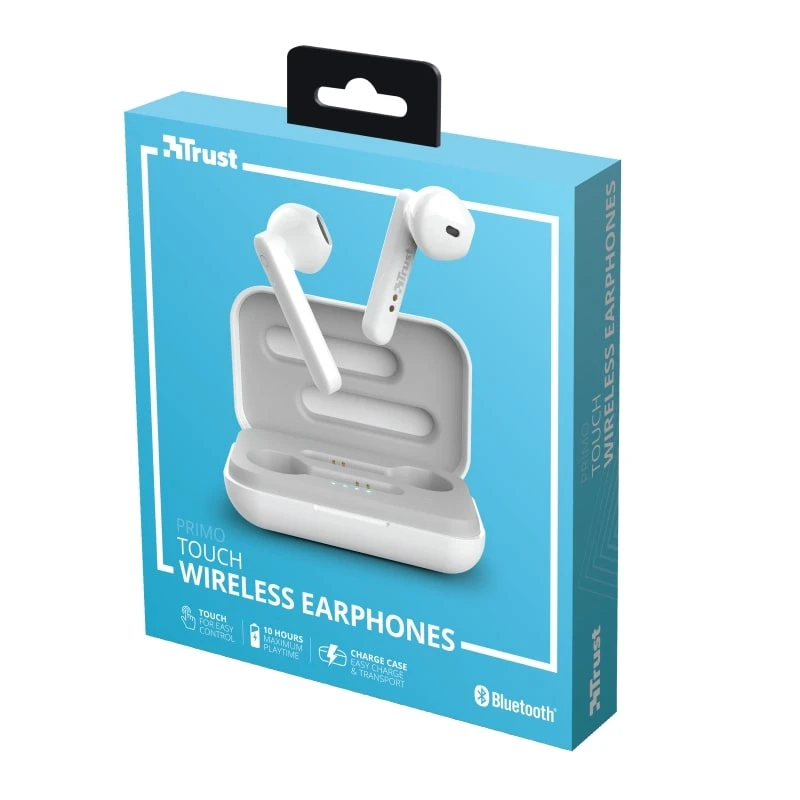 Навушники Trust Primo Touch True Wireless Mic White - 15