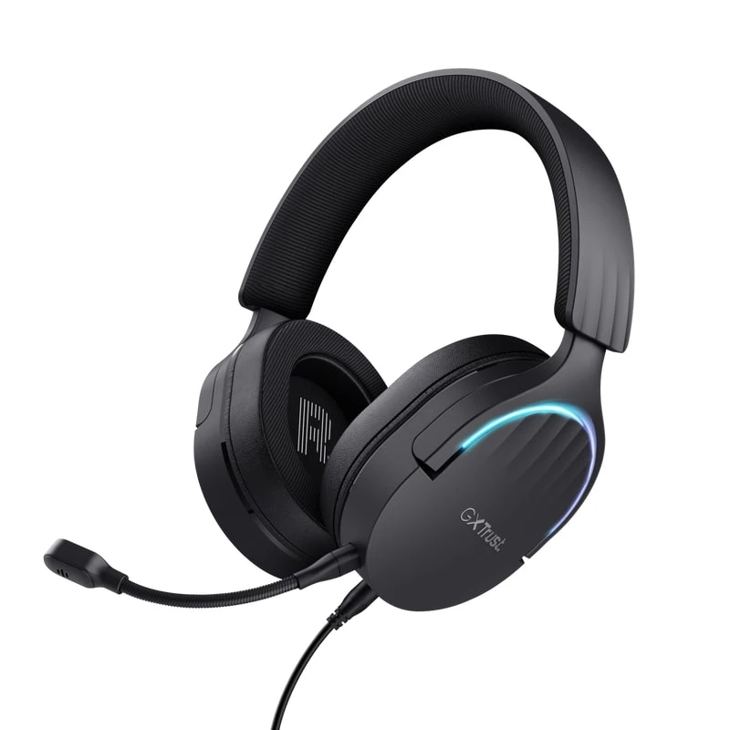 Гарнітура ігрова Trust GXT 490 FAYZO, 7,1, USB-A, 2м, чорний