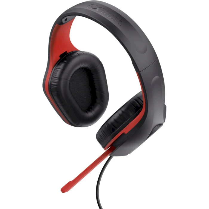 Гарнітура ігрова Trust GXT 415 Zirox, 3,5мм, 1,2м, червоний - 5