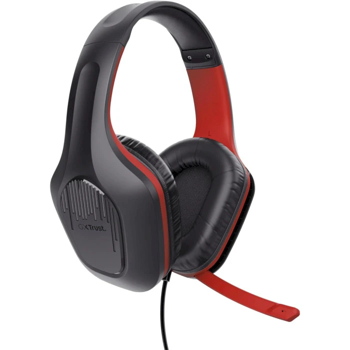 Гарнітура ігрова Trust GXT 415 Zirox, 3,5мм, 1,2м, червоний - 4