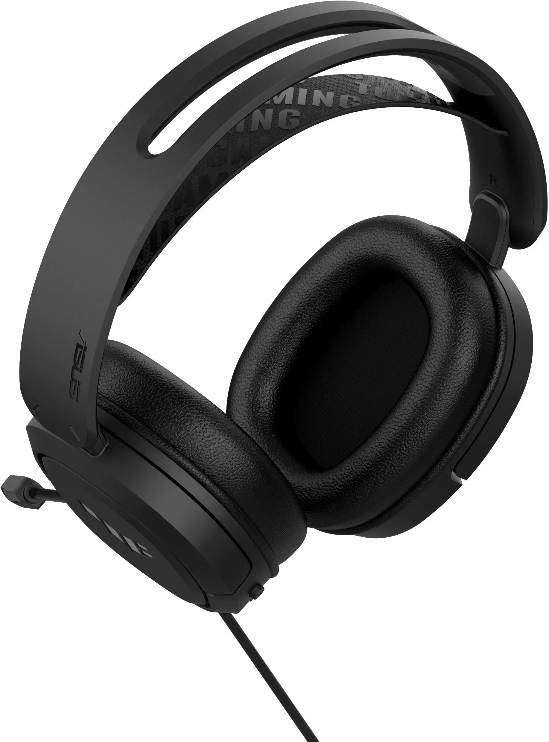 Гарнітура ігрова ASUS TUF Gaming H1 7,1, mini-jack/dual 3,5мм, 1,2м/1,2м, чорний - 9