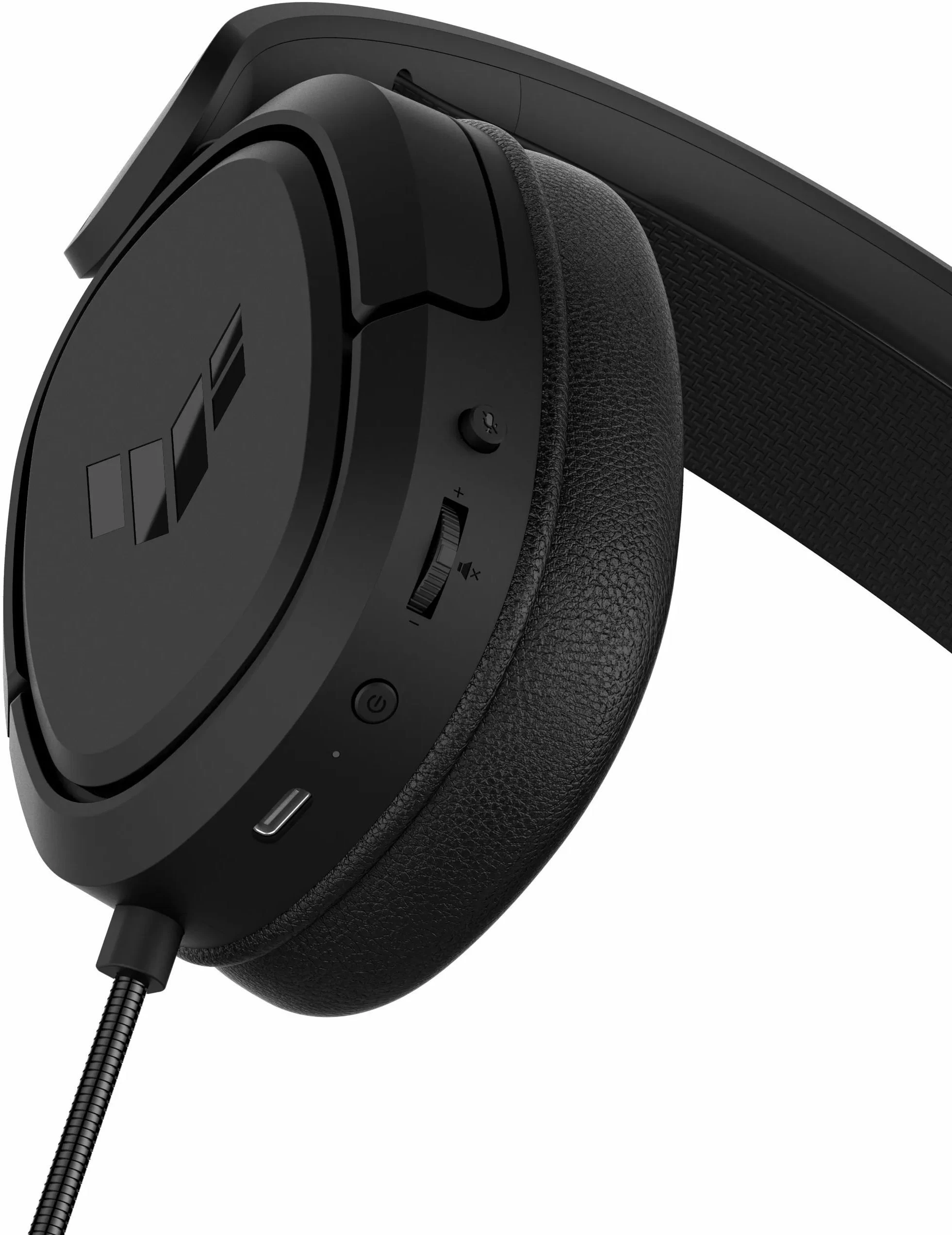 Гарнітура ігрова ASUS TUF Gaming H1 7,1, mini-jack/dual 3,5мм, 1,2м/1,2м, чорний - 7