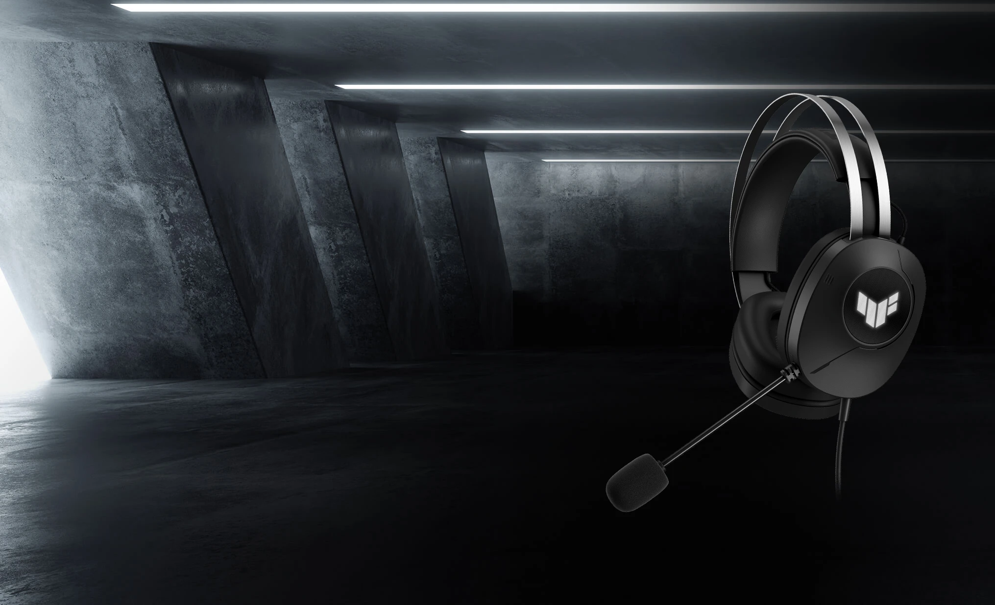 Гарнітура ігрова ASUS TUF Gaming H1 GEN II, USB-A, 2м,, чорний - 2