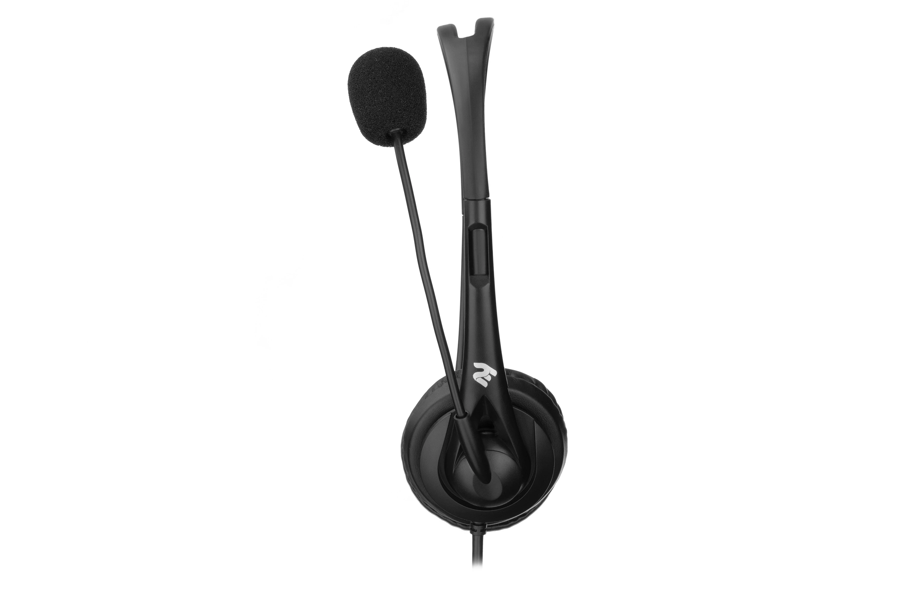 Гарнітура ПК стерео On-ear 2E CH11 USB, omni-mic, 2м, чорний - 5