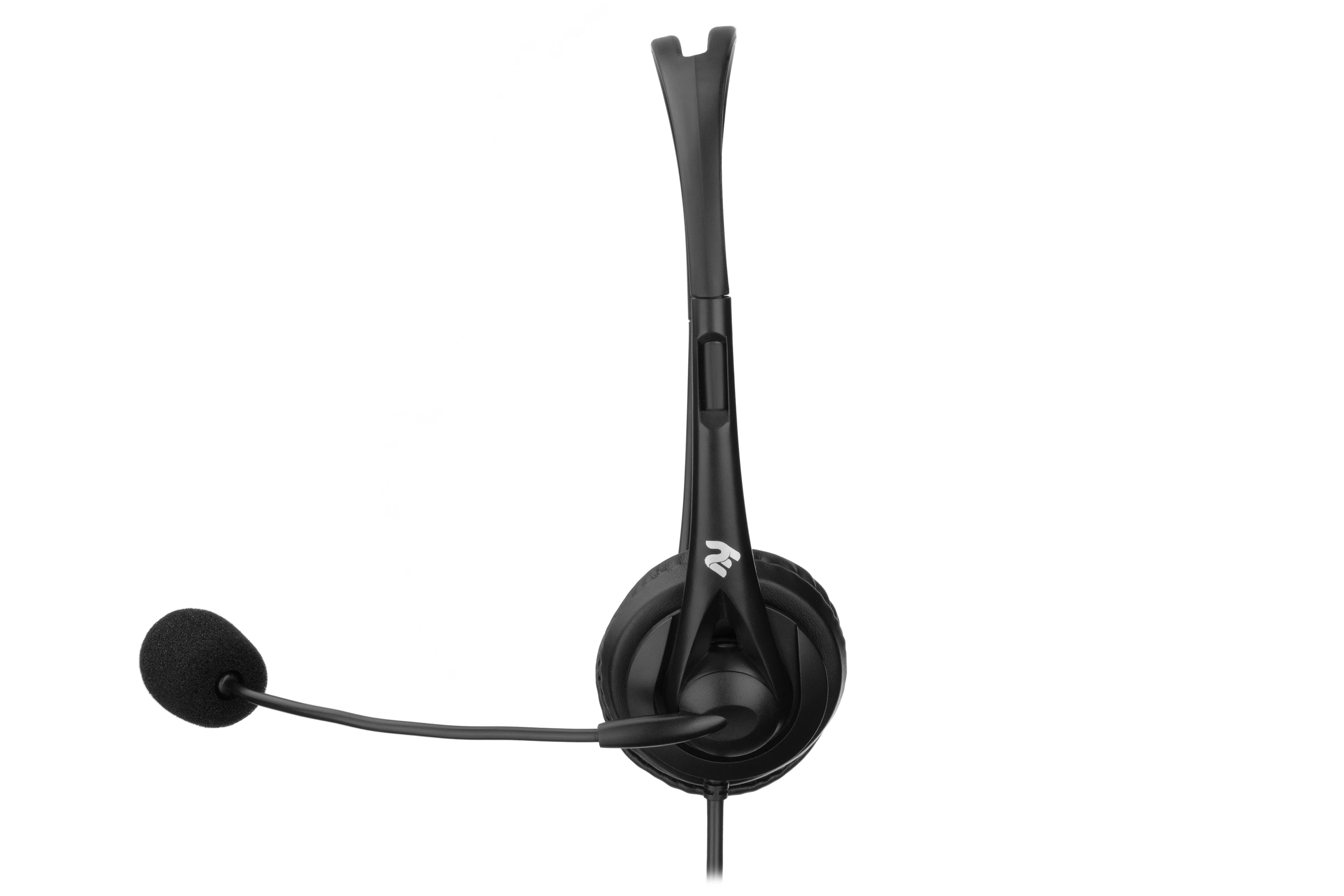 Гарнітура ПК стерео On-ear 2E CH11 USB, omni-mic, 2м, чорний - 4