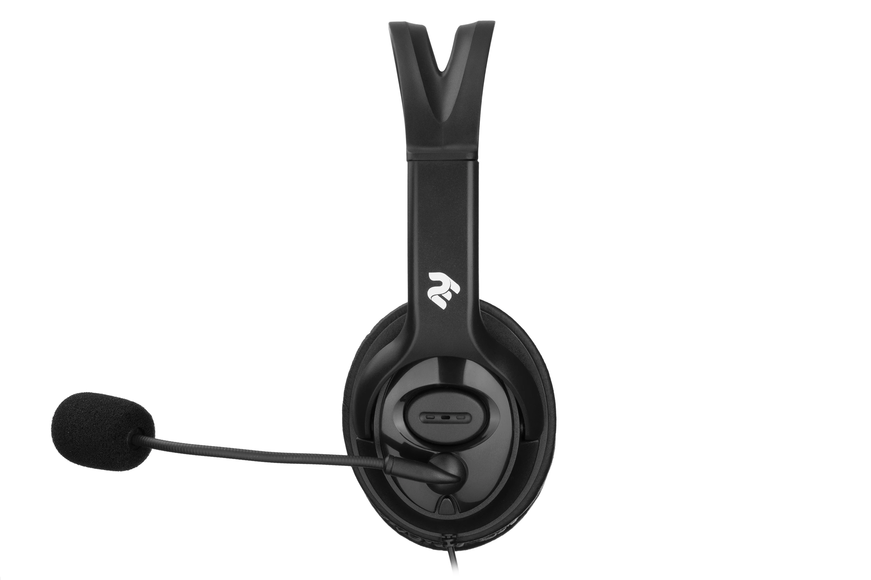 Гарнітура ПК стерео Over-ear 2E CH13 USB, omni-mic, 2м, чорний - 4