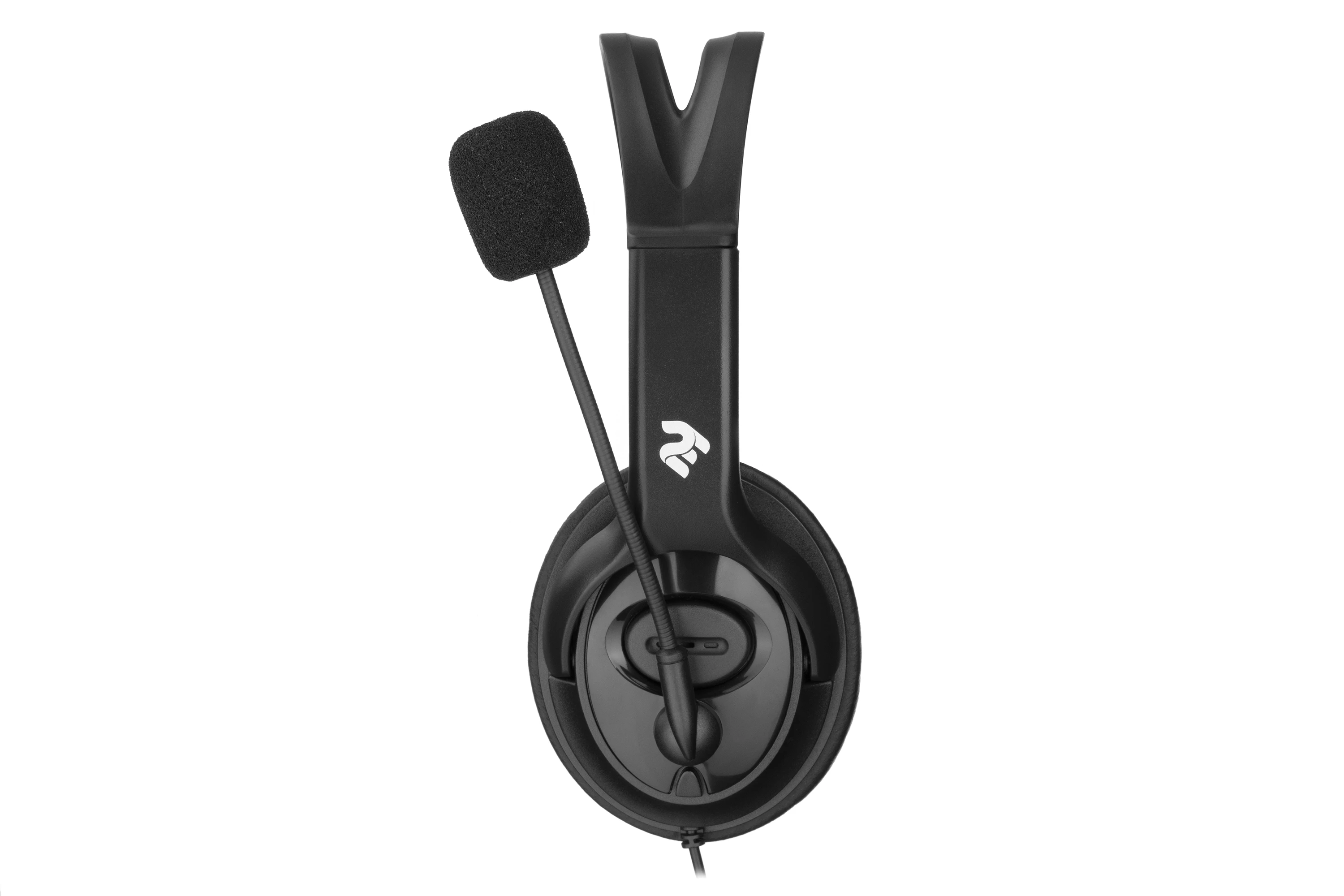 Гарнітура ПК стерео Over-ear 2E CH13 USB, omni-mic, 2м, чорний - 5