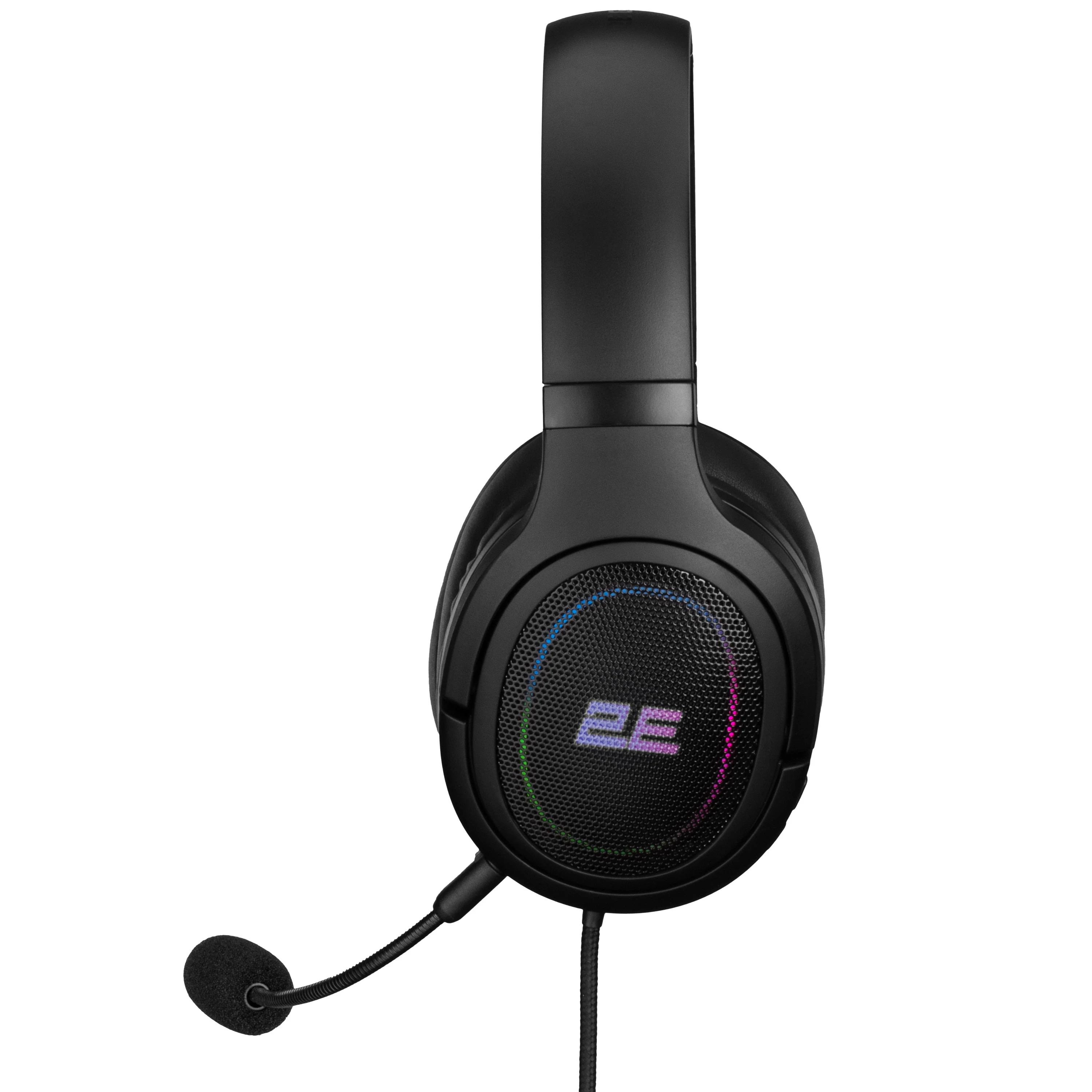 Гарнітура ігрова 2E GAMING HG330, 7,1, USB-A, RGB, 2м, чорний - 6