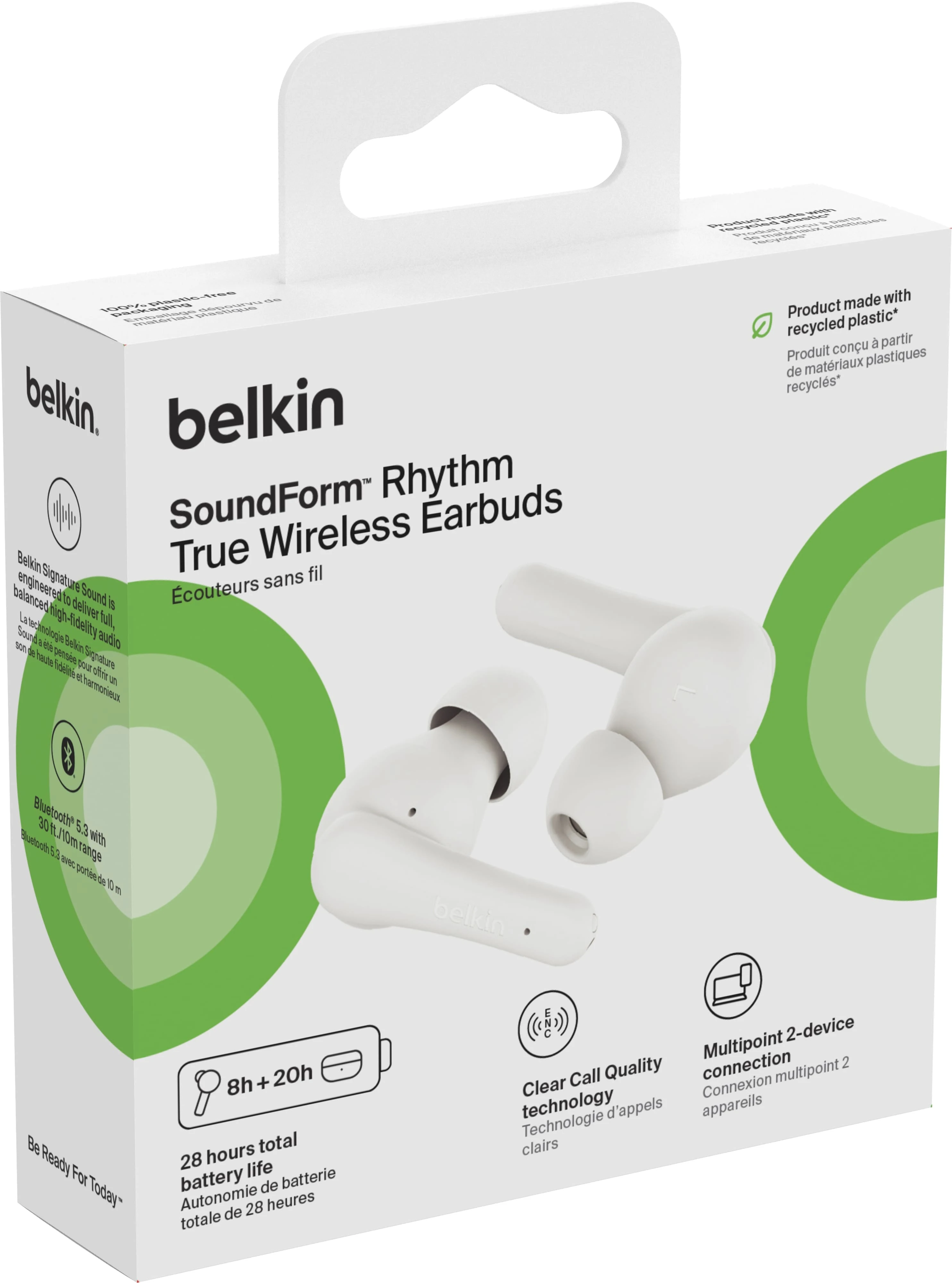Навушники TWS Belkin Soundform Motion True Wireless, білий - 12