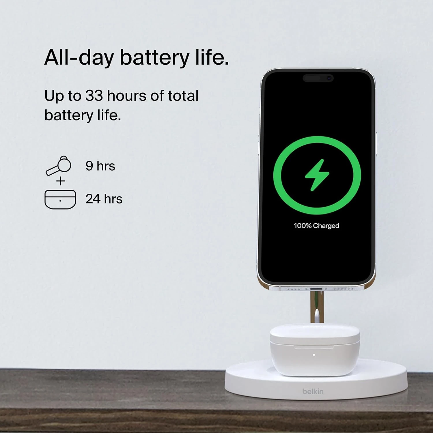 Навушники TWS Belkin Soundform Motion True Wireless, білий - 5