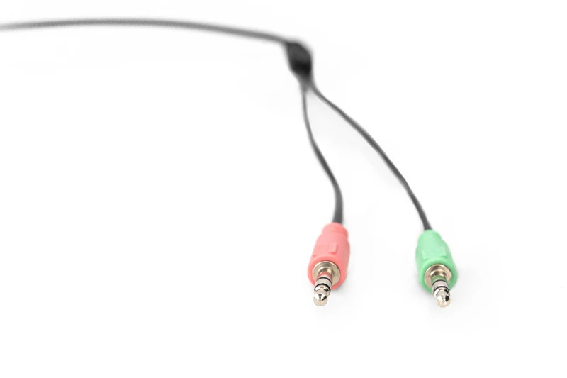 Гарнітура DIGITUS Stereo Headset, 2x3,5mm AUX, кабель 1,95м - 6