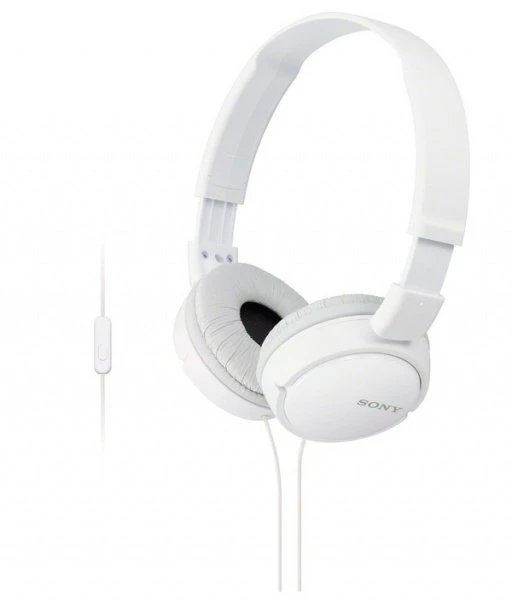 Навушники On-ear Sony MDR-ZX110AP 3,5 mini-jack, Mic, Білий - 2