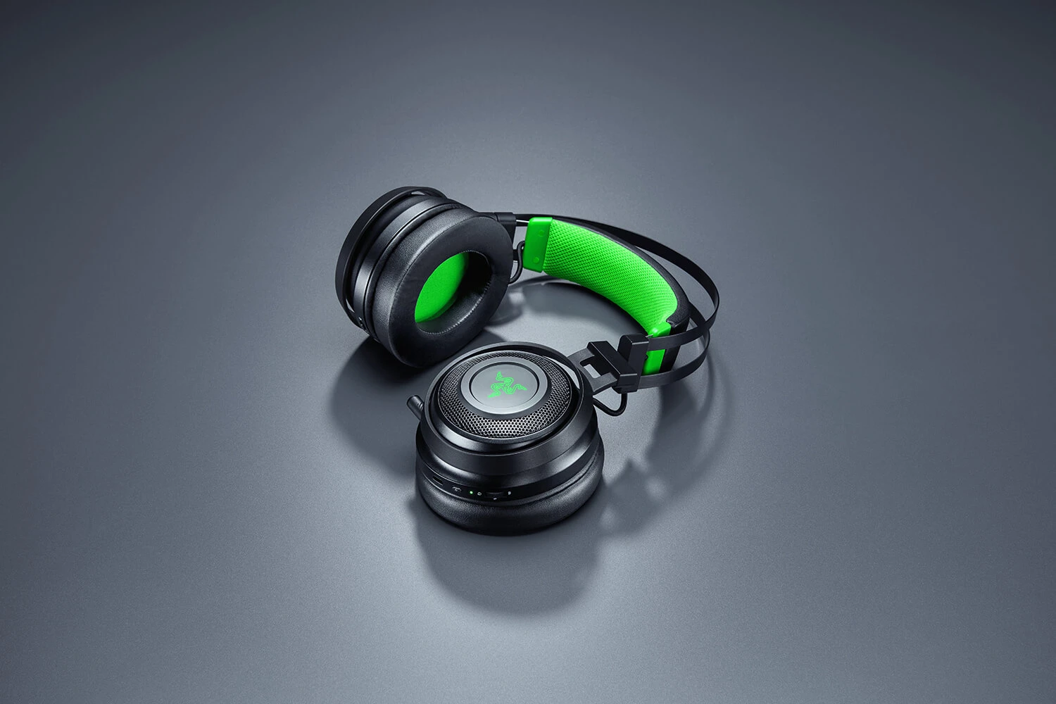 Гарнітура Razer Nari Ultimate for Xbox One, WL, чорно-зелений - 8