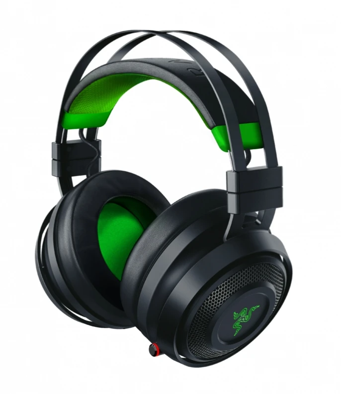 Гарнітура Razer Nari Ultimate for Xbox One, WL, чорно-зелений - 2