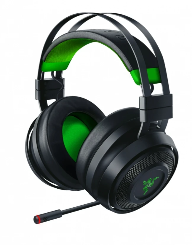 Гарнітура Razer Nari Ultimate for Xbox One, WL, чорно-зелений