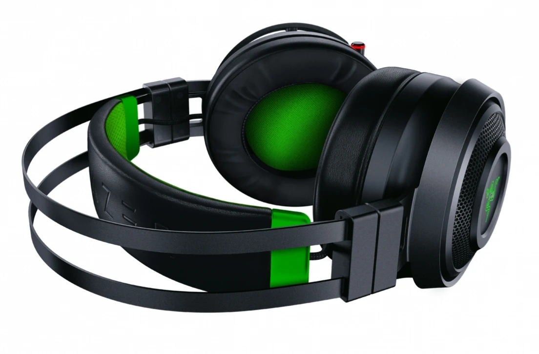 Гарнітура Razer Nari Ultimate for Xbox One, WL, чорно-зелений - 6