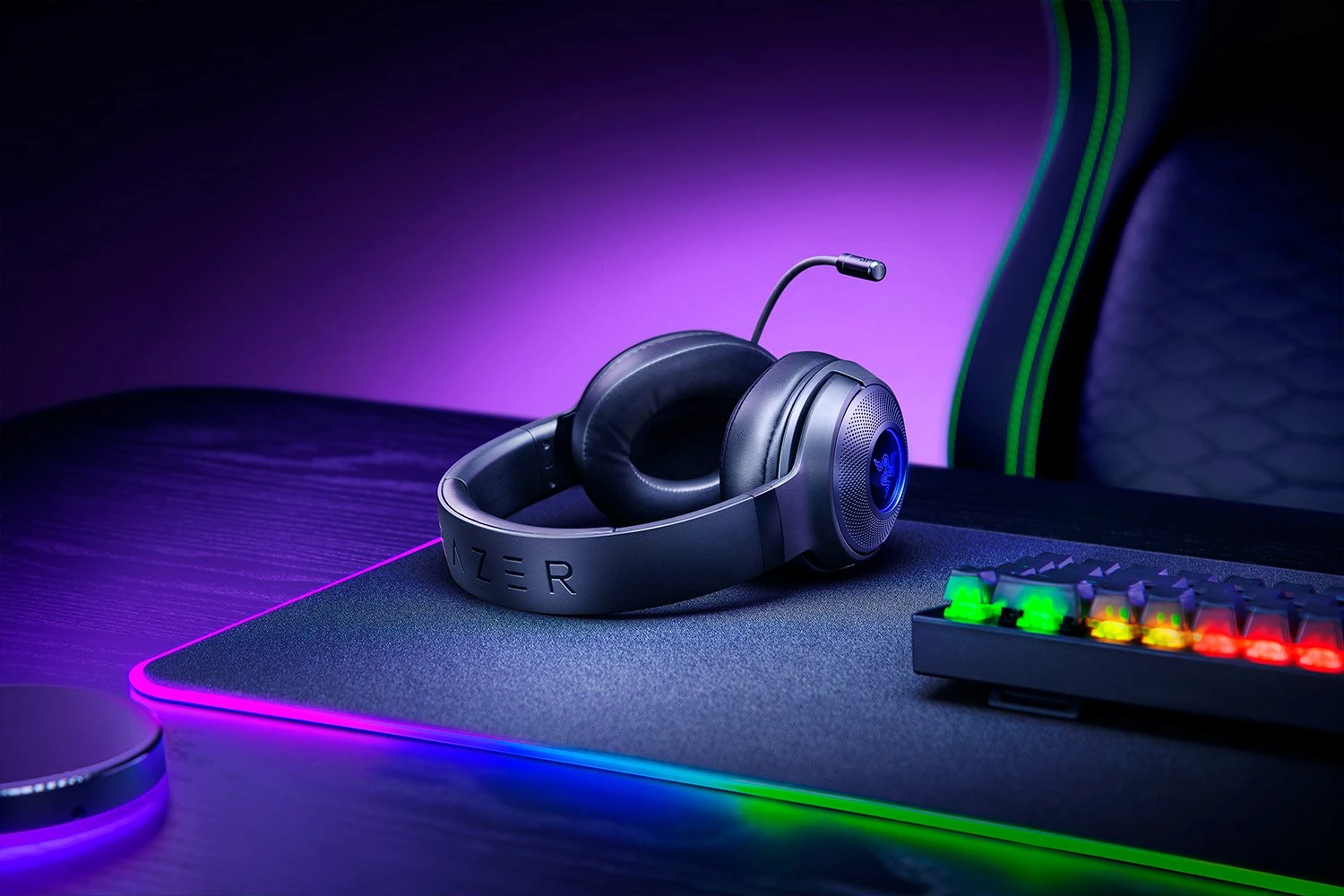 Гарнітура ігрова Razer Kraken V3 X, 7,1, USB-A, RGB, 1,8м, чорний - 5