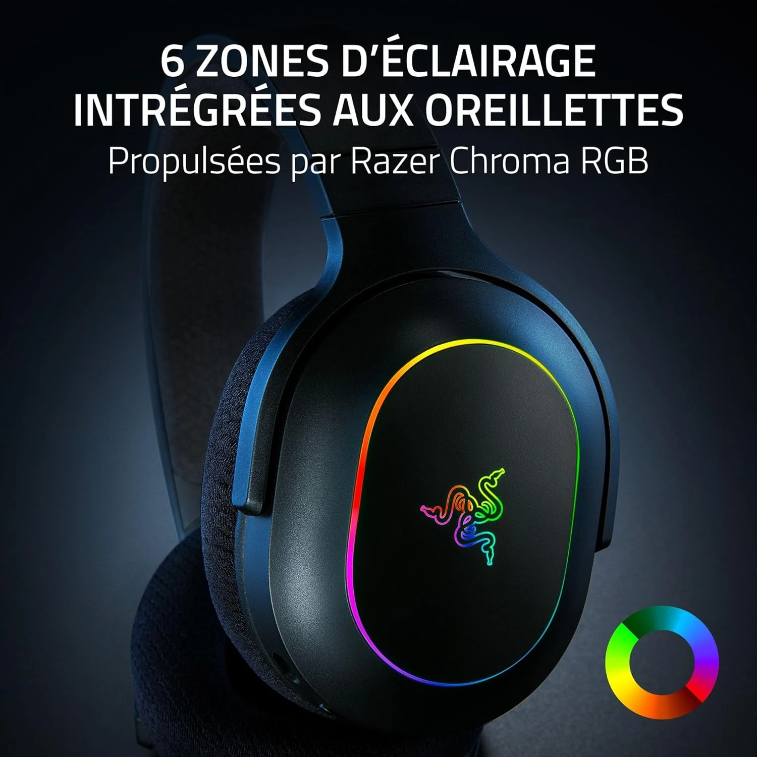 Гарнітура ігрова Razer Barracuda X Chroma, BT/WL, RGB, чорний - 2