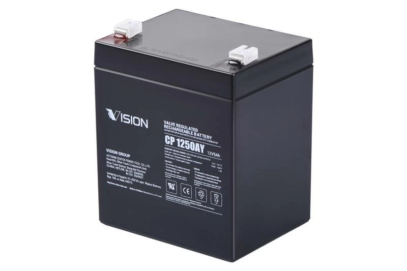 Акумуляторна батарея Vision CP, 12В, 5А•год, AGM
